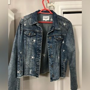 Jeans jacket size large, new never worn